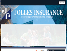 Tablet Screenshot of jollesinsurance.com